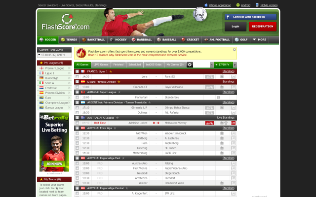 Flashscore.com -Live scores Results & Football LiveScore for free
