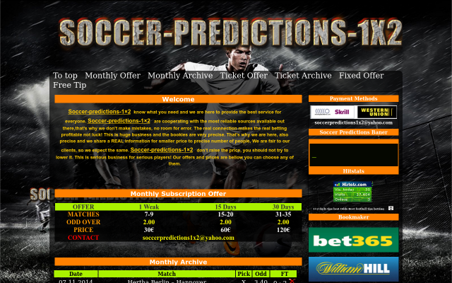 Soccer Prediction Tipps
