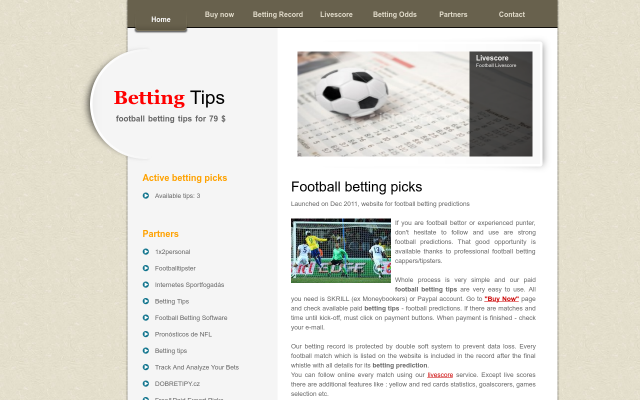 Football betting predilection tips.org