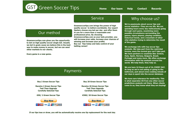 greensoccertips.com